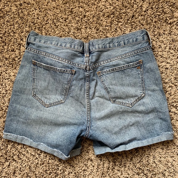 Madewell Denim High Waisted Button Fly Shorts - Picture 3 of 3